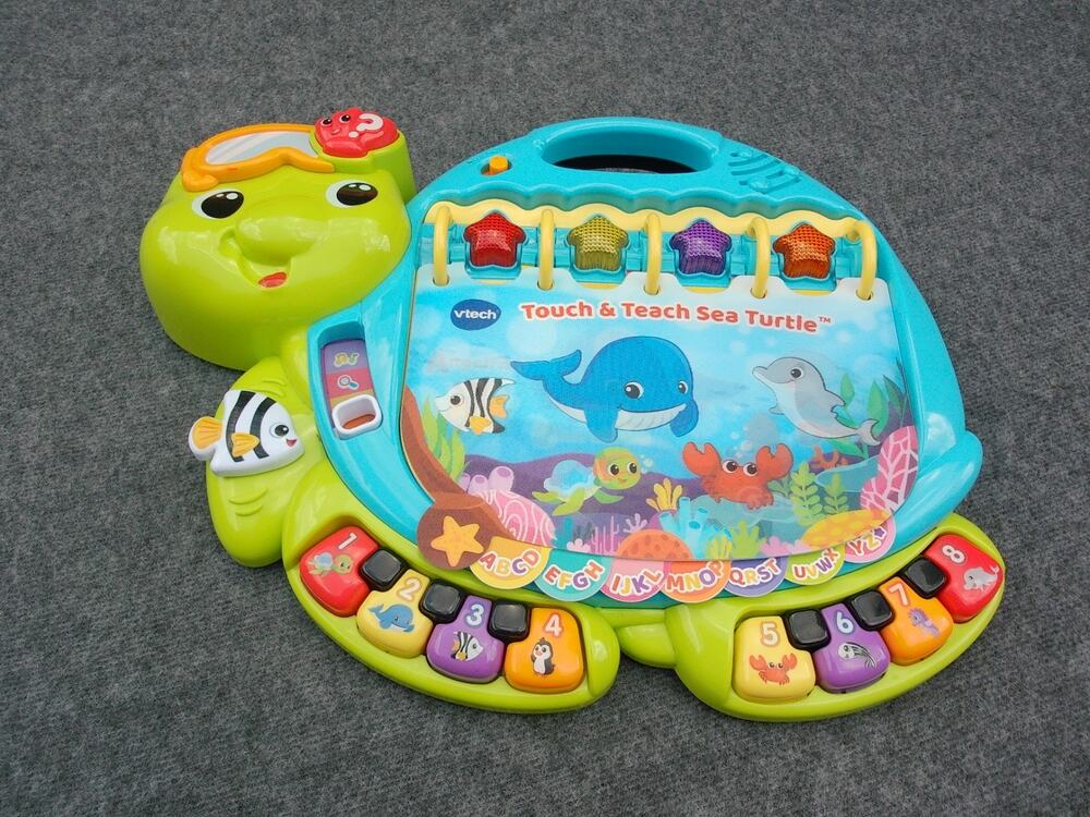 VTech Touch and Teach Sea Turtle Interactive Learning Toy for Babies & Toddlers